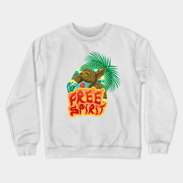 Free Spirit Crewneck Sweatshirt by Chandscartoons